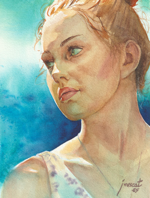 Tessa 1 - Aquarelle 18x26cm