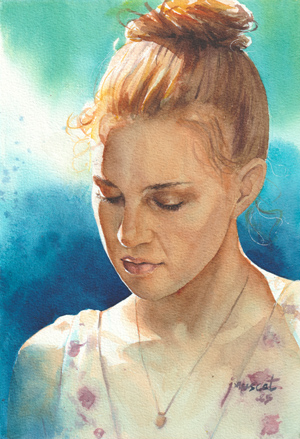 Tessa 2 - Aquarelle 18x26cm